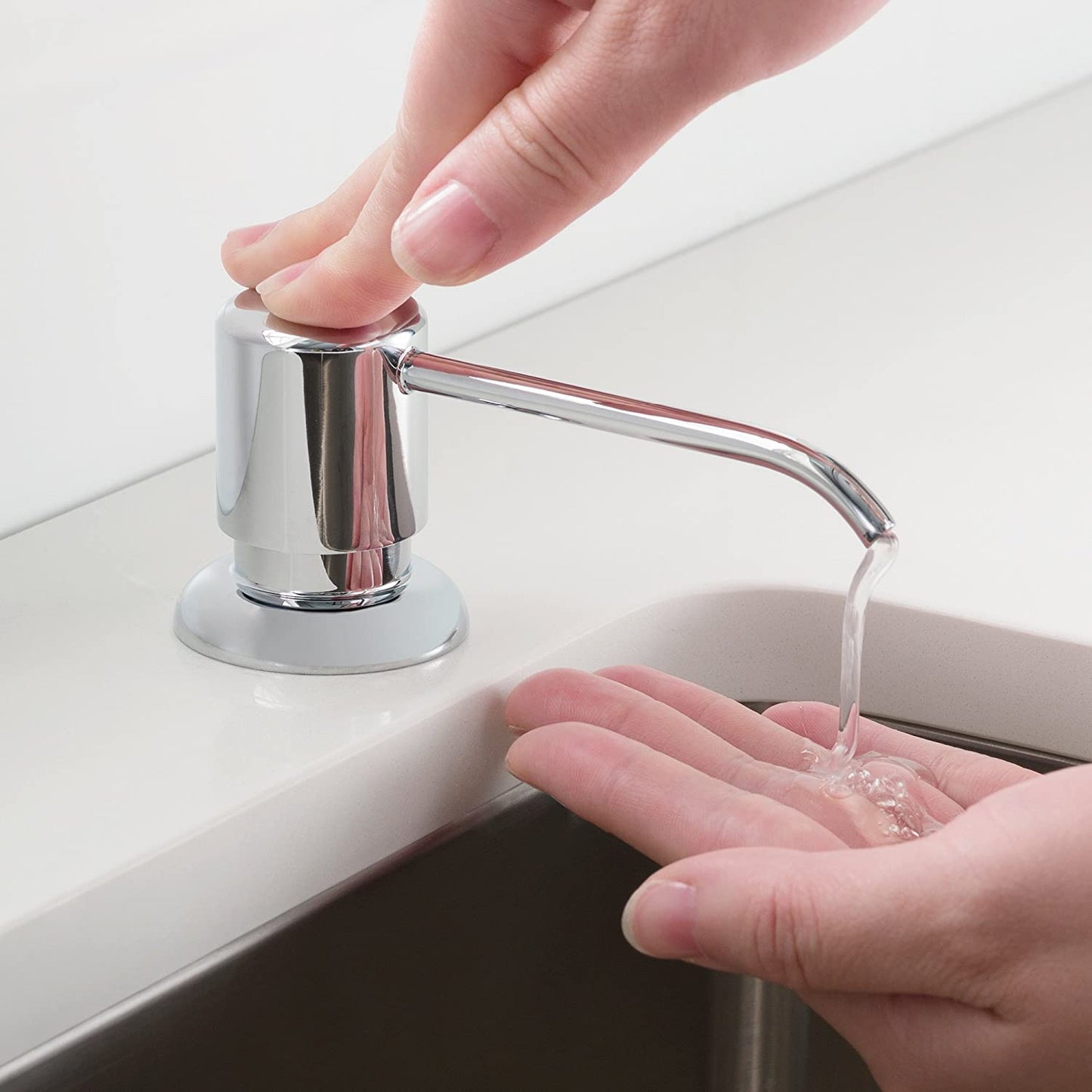 KRAUS 30-Inch 16 Gauge Standart PRO Kitchen Sink Combo Set with Bolden 18-Inch Kitchen Faucet and Soap Dispenser, Chrome KHU100-30-1610-53CH