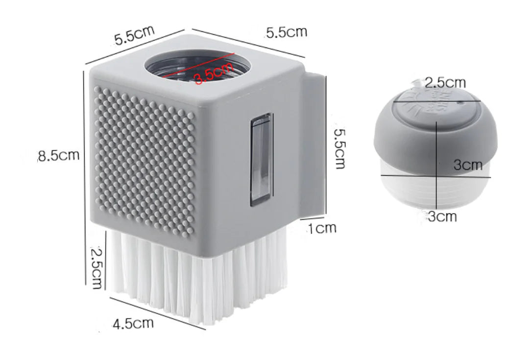 Automatic Liquid Dispenser Kitchen Pot Brush Cleaner