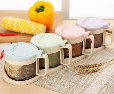 Spice Jar Set - Kitchen Utensils and Containers