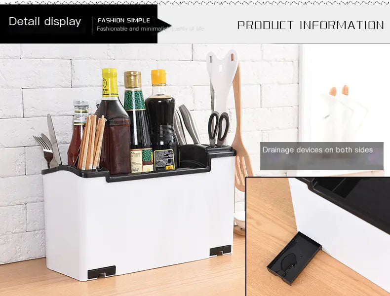 Kitchen Utensils and Spice Container Plastic Set