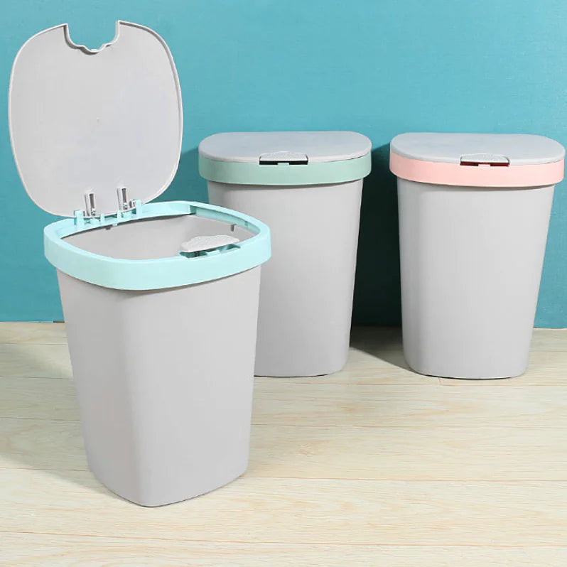 Automatic Flip Trash Bin for Kitchen & Bathroom