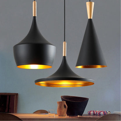 Modern Pendant Lights E27 Loft Style Kitchen Dining Room Living Lamp Aluminum Restaurant Fixtures LED Hanging Lighting