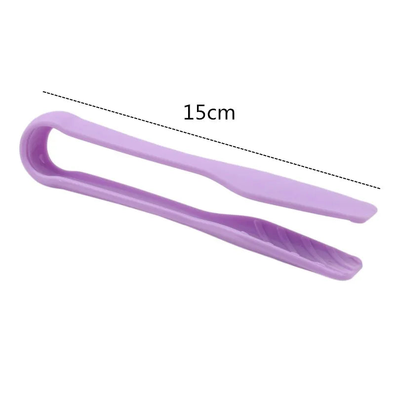 3pcs PP Silicone Food Tong Kitchen Tongs Non-slip Cooking Clip Clamp BBQ Salad Tools Grill Kitchen Accessories