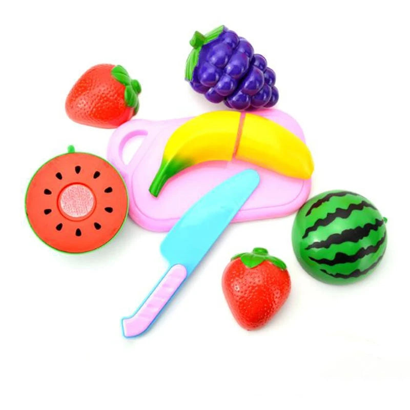 Cutting Fruits Vegetables Pretend Play kids Kitchen Toys Children Play House Toy Pretend Playset Kids Educational Toys