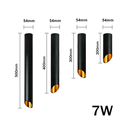 Luz LED empotrable de techo montada en superficie, lámparas de cable de 7W, lámpara de tubo de mesa para empresa de cocina, lámpara de tubo para comedor, Bar, mostrador, tienda 