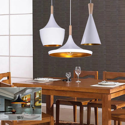 Modern Pendant Lights E27 Loft Style Kitchen Dining Room Living Lamp Aluminum Restaurant Fixtures LED Hanging Lighting