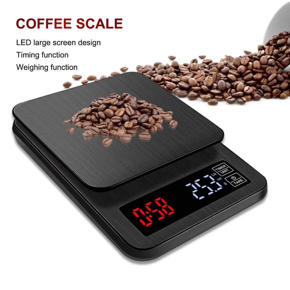 Stainless Steel Electronic Coffee Scale for Kitchen