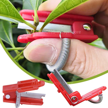 Multifunction Thumb Knife Garden Pruner Fruit Picking Device Safe Fruit Blade Tool Cutting Blade Rings Finger Protector Catcher