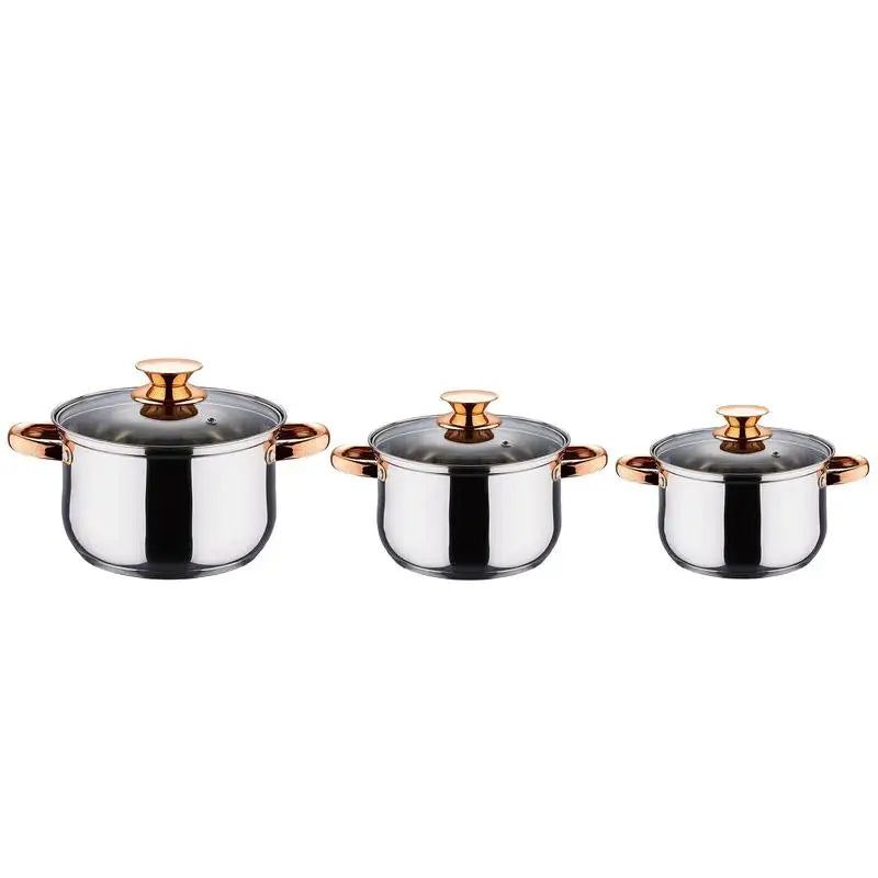 Pot for Cooking Nonstick Cooking Pot with Lid Multipurpose Pots Stainless Steel Stock Pot Thick & Safe Cook Pot household Pan