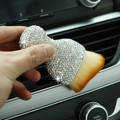 Car Interior Cleaning Brush Auto Detail Brush Bling Soft Bristles Multifunctional Auto Interior Detailing Brush Leather Computer