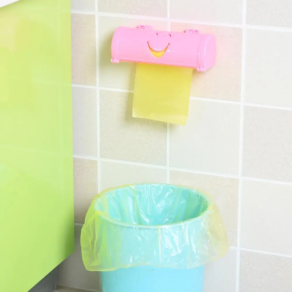 Wall-mounted Plastic Bag Storage Box Garbage Bag Storage Box Kitchen Bathroom Organizers Case