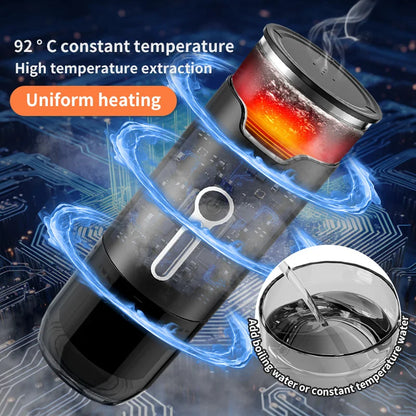 2024 New Small Portable Coffee Maker Electric Capsule Coffee Brewer Portable Coffee Machine Fit Coffee Powder and Coffee Capsule