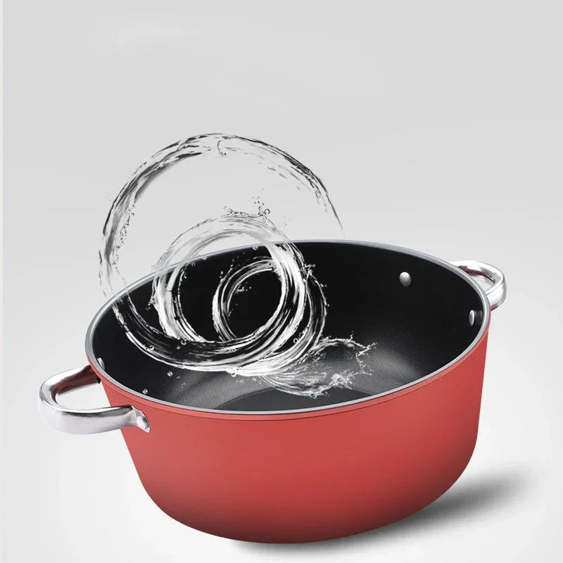 Soup Pot Non-stick Thick Soup Stew Pot Cook Noodles Hot Milk Porridge Pot Gas Cooker Universal Induction  Instant