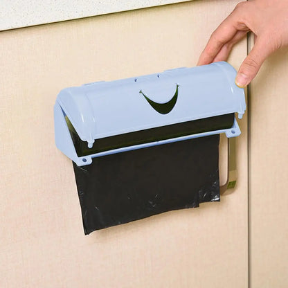 Wall-mounted Plastic Bag Storage Box Garbage Bag Storage Box Kitchen Bathroom Organizers Case