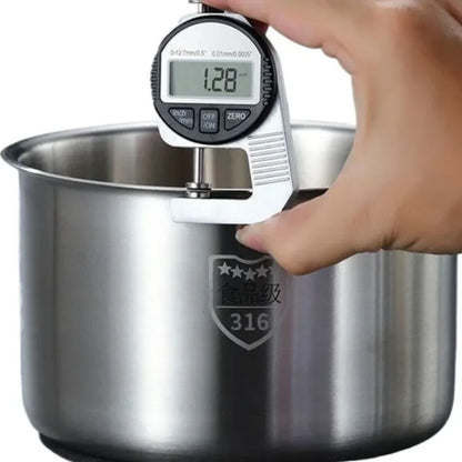 New 316 stainless steel soup pot with steamer for baby food cooking and milk boiling Soup and stock pot