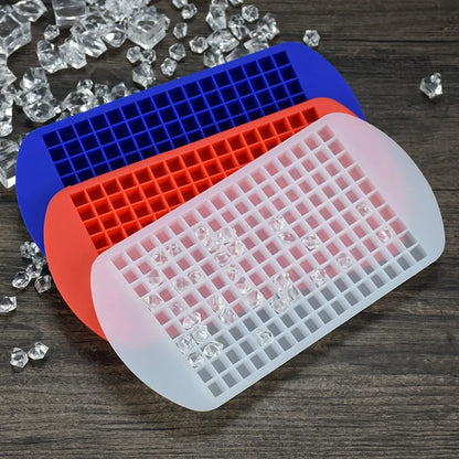 160-Grid Silicone Ice Cube Tray: Create Perfectly-Sized Ice Cubes with This Kitchen Essential!