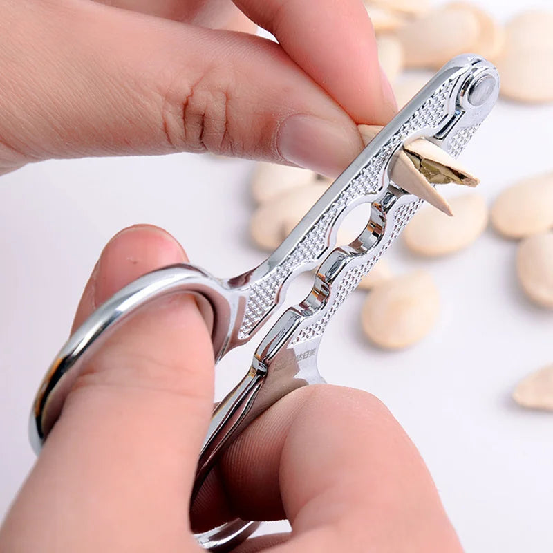 Multifunction Stainless Steel Sunflower Melon Seed Plier Nut Cracker Creative Home Tool Kitchen Gadget Accessories