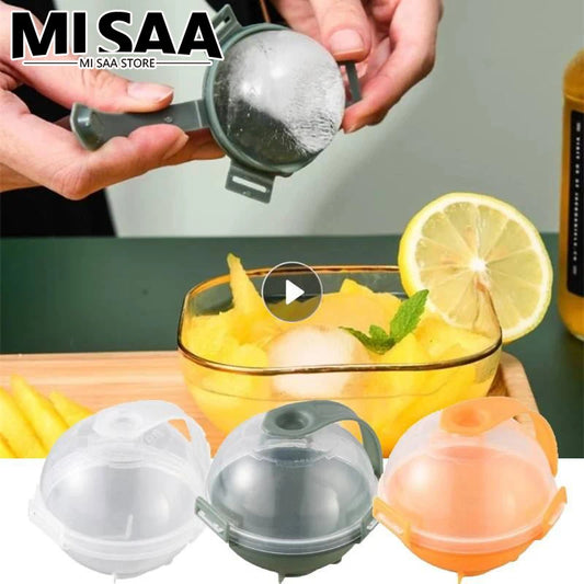 1PC Ice Cube Makers Round Ice Hockey Mold Whisky Cocktail Vodka Ball Ice Mould Bar Party Kitchen Ice Box Ice Cream Maker Tools