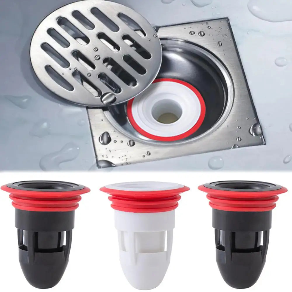 New Bath Shower Floor Strainer Cover Plug Trap Siphon Sink Kitchen Bathroom Water Drain Filter Insect Prevention Deodorant