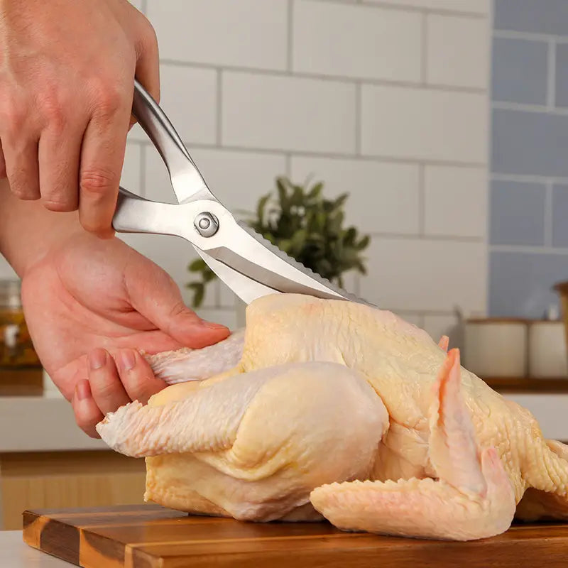 Heavy Duty Stainless Steel Kitchen Scissors (1pc)