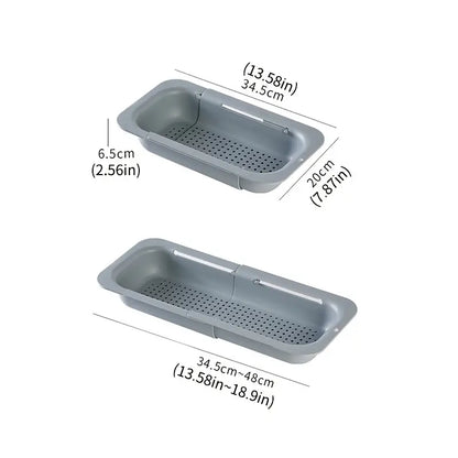 Retractable Kitchen Sink Strainer and Drainer 13.58x7.87"
