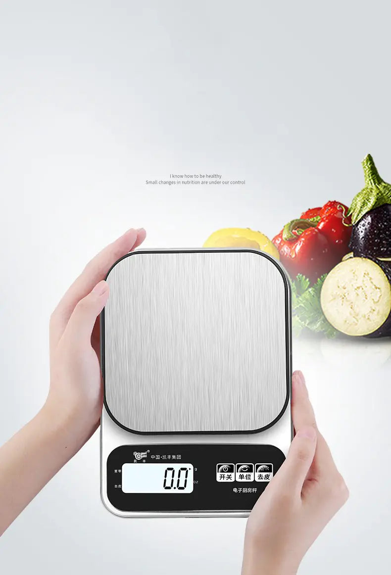 Electronic Kitchen Scale for Accurate Weighing (Small)