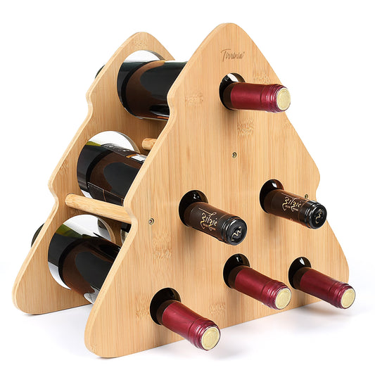 Wine Rack,6 Bottle Wine Rack for Dining Tables, Wine Holder for Furniture Decoration