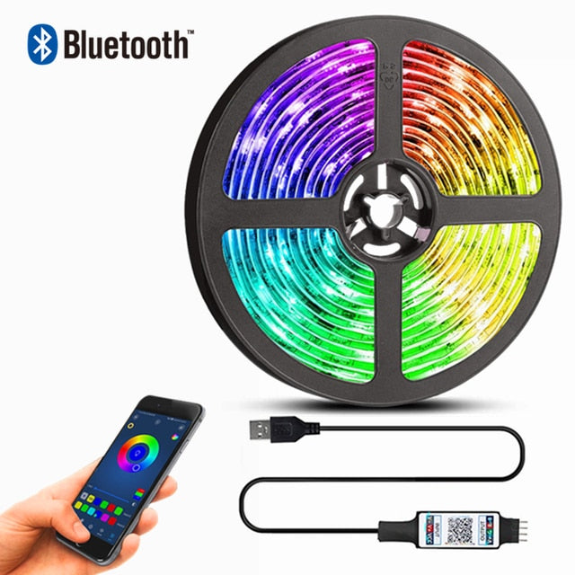 Bluetooth Control RGB Strip Lights