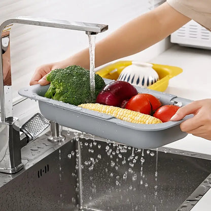 Retractable Kitchen Sink Strainer and Drainer 13.58x7.87"