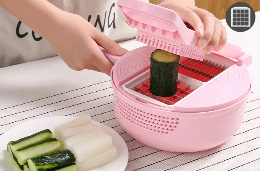 Upgraded Round Kitchen Vegetable Cutter - Multi-Functional