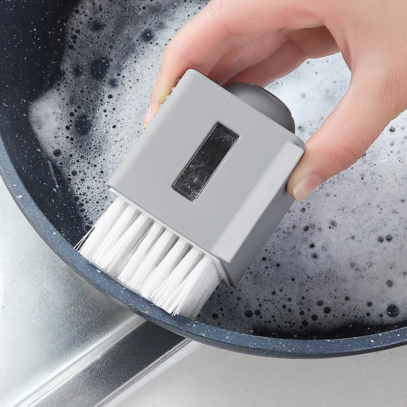 Automatic Liquid Dispenser Kitchen Pot Brush Cleaner
