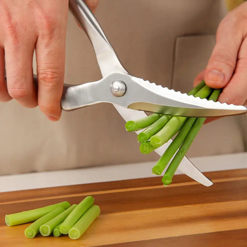Heavy Duty Stainless Steel Kitchen Scissors (1pc)