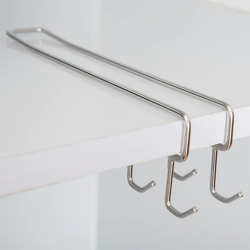 Stainless Steel Hooks for Kitchen Cup Storage