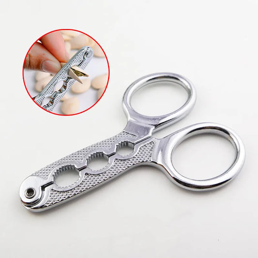 Multifunction Stainless Steel Sunflower Melon Seed Plier Nut Cracker Creative Home Tool Kitchen Gadget Accessories